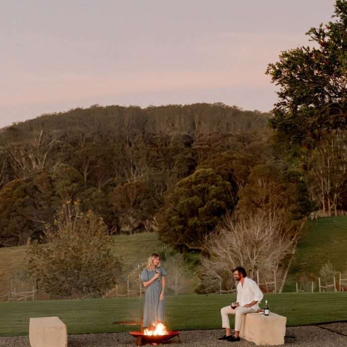 Linnaeus Farm Berry NSW fire pit